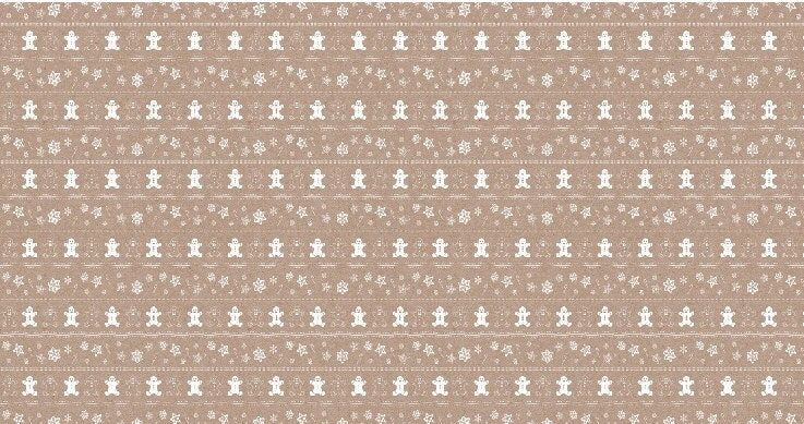 Retro Wide X-Mas Planner Washi Tape 200mm x 5 Meters Roll