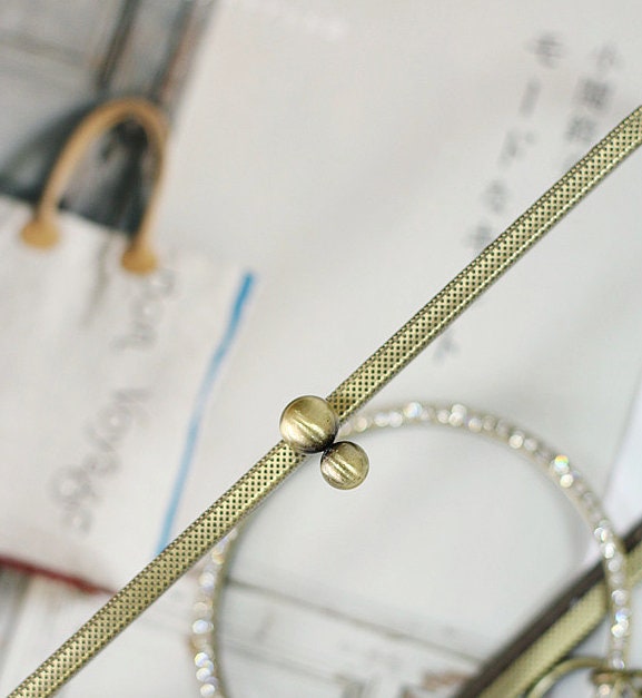 20.5cm ( 8") Purse Frame Clutch Bag Purse Frame Sewing Style With Round Handle Pick Color