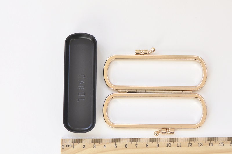 10cm(4") Lipstick Box Purse Frame Glue-In Bag Frame 5 sets A Pack Bronze/Matt Gold/Silver Pick Up Color