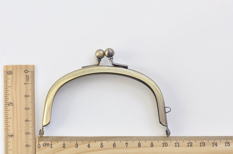 4" (10.5cm) Bronze Purse Frame 10.5cm x 5.6cm