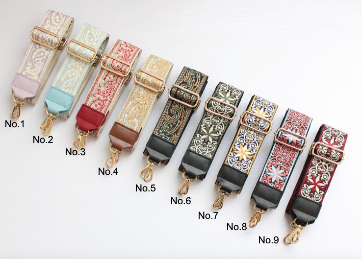50mm Width Bag Strap Adjustable Length 84-125cm With Lobsters Pick Color