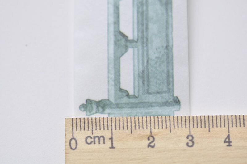 Vintage Guardrail Washi Tape/ Japanese Masking Tape 30mm wide x 3 Meters No.12856