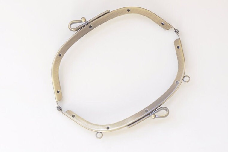 Bronze Purse Frame With Butterfly Knot Closure With Screws 12.5cm x 5.5cm