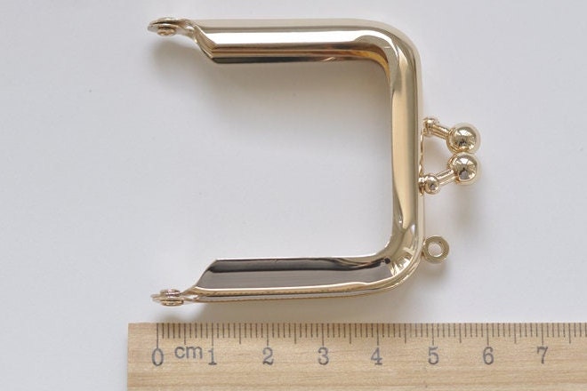 2" Mini Purse Frame Square Coin Purse Frame Glue-In Style 5cm x 5cm