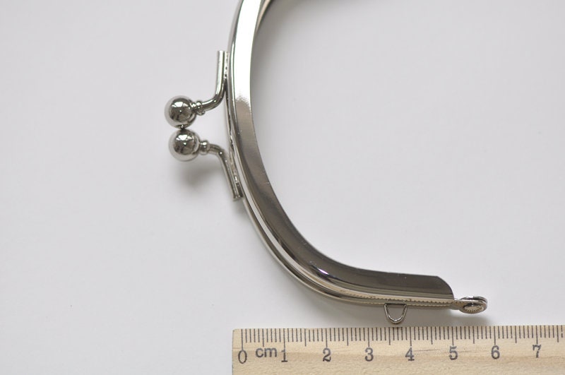 10.5cm Purse Frame Bag Hanger Glue-In Style Bronze/Silver 10.5cm x 5.5cm