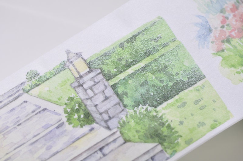 Retro Wallpaper Vintage Washi Tape Lined Journal Tape 80mm wide x 5 Meters Roll No.12050