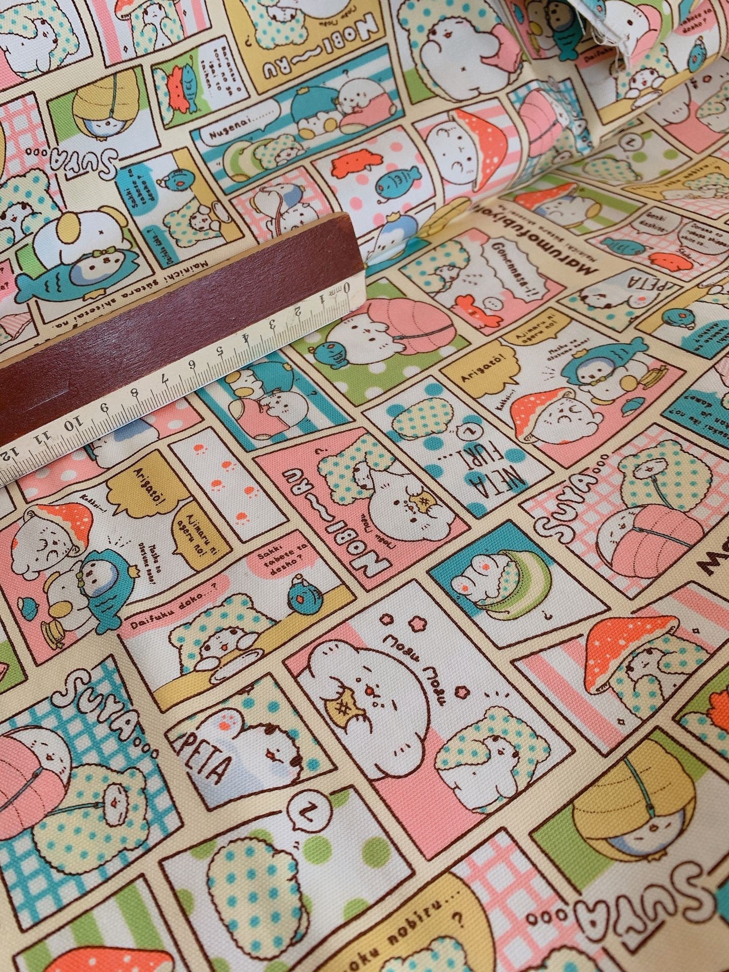 Pure Cotton Lining Fabric With Lovely Mushroom Pattern 50x110cm