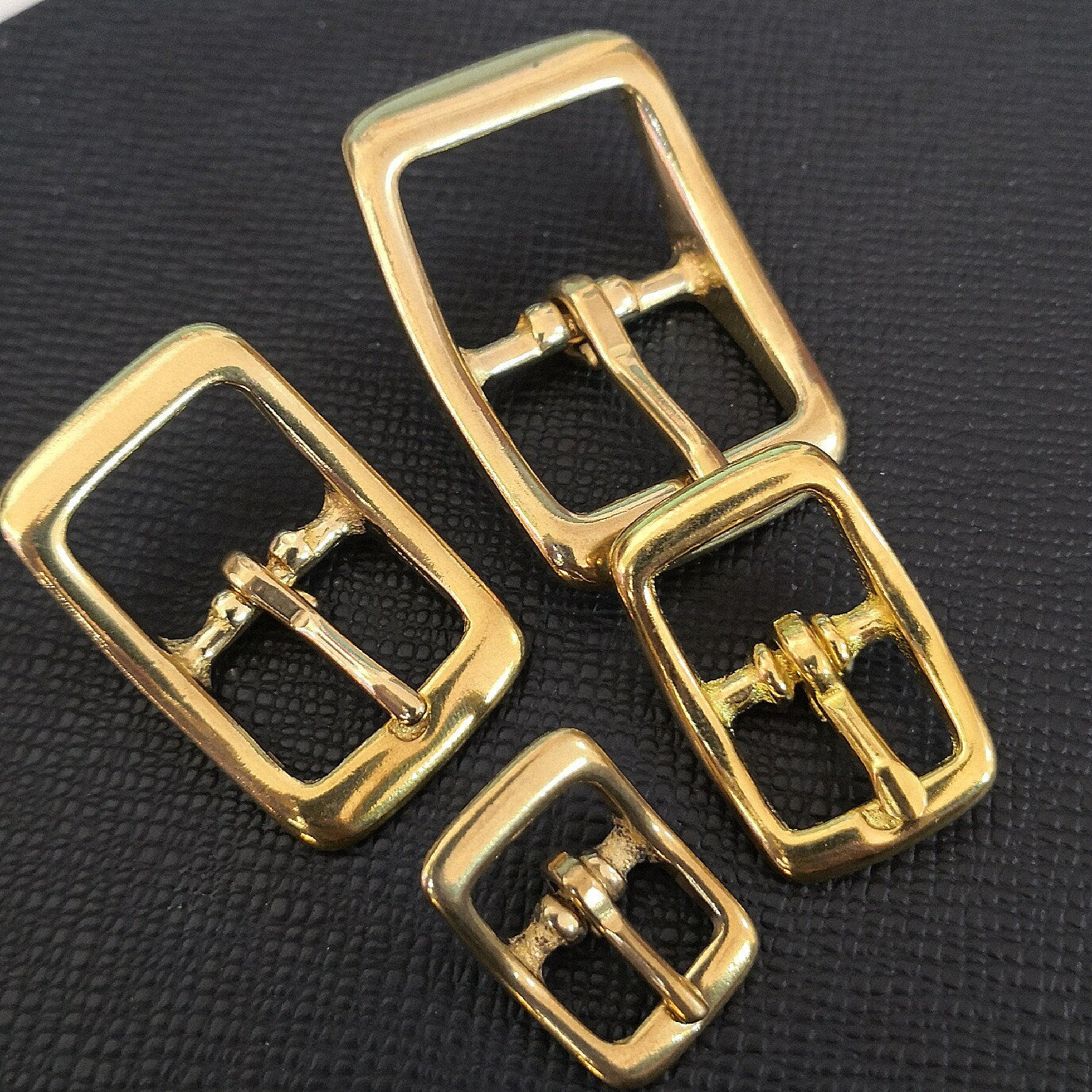 2 pcs A Pack Brass Pin Buckle Purse Arcurate Buckle Leather Hardware 13mm/16mm/20mm/25mm Pick Up Size