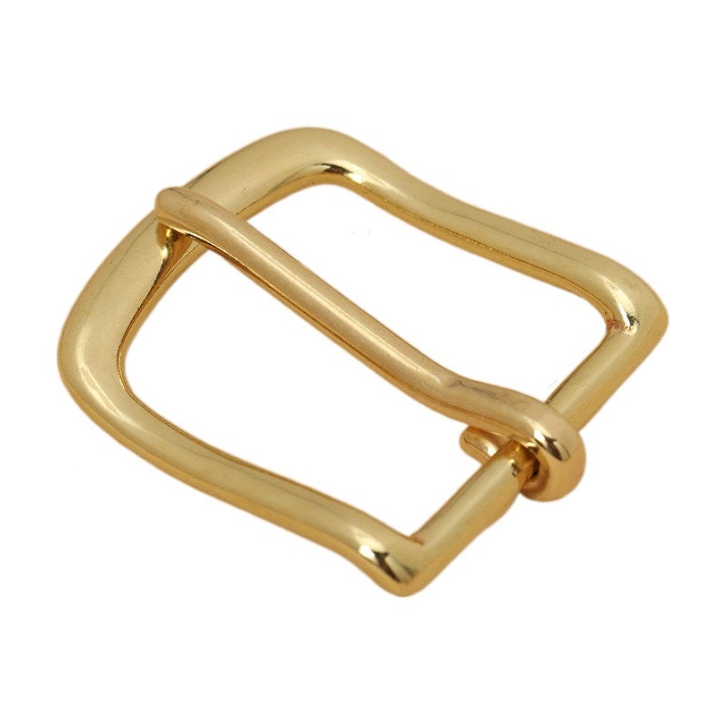 1 Piece Brass Pin Buckle Purse Arcurate Buckle Leather Hardware Inner Width 13mm/16mm/25mm/38mm Pick Up Size