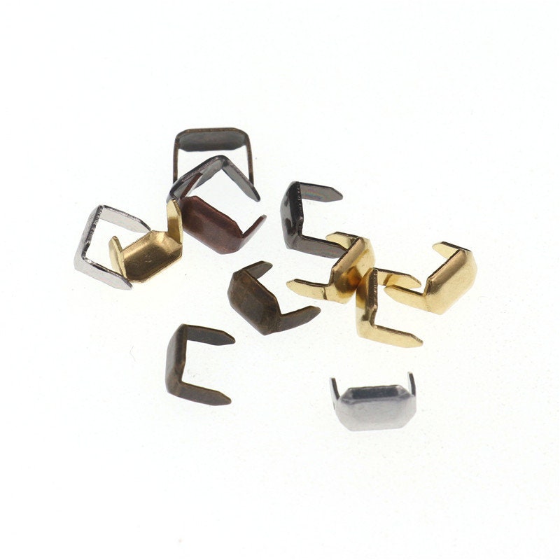Studs for Bracelet Connector Brass/Bronze/Gunmetal/Silver/Copper 10pcs a Pack Pick Color