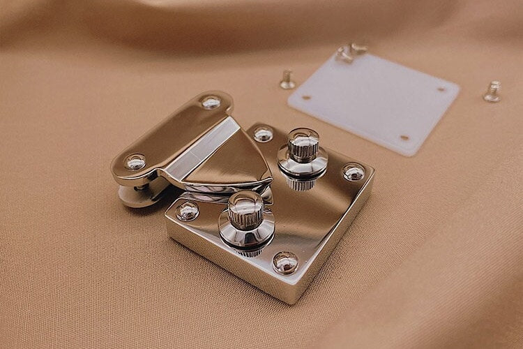 Retro Stainless Steel Purse Lock Purse Closure Leather Craft Accessory 32mm x 47mm