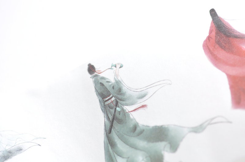 Ancient People Masking Tape Lined Scrapbooking Washi Tape 80mm x 3 Meters No.12159