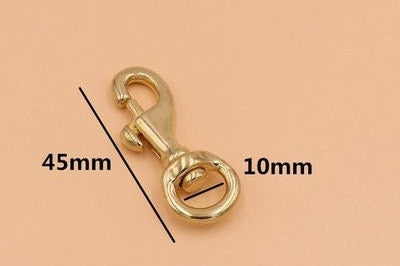 1pc Solid Brass Trigger Snap Purse Hooks Inner Size 10mm/13mm/17mm/18mm/20mm/26mm/27mm Pick Up Size