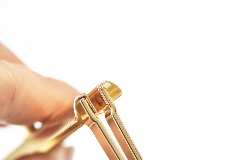 9.5cm ( 3") Gold Purse Frame Open Channel 9.5x6cm