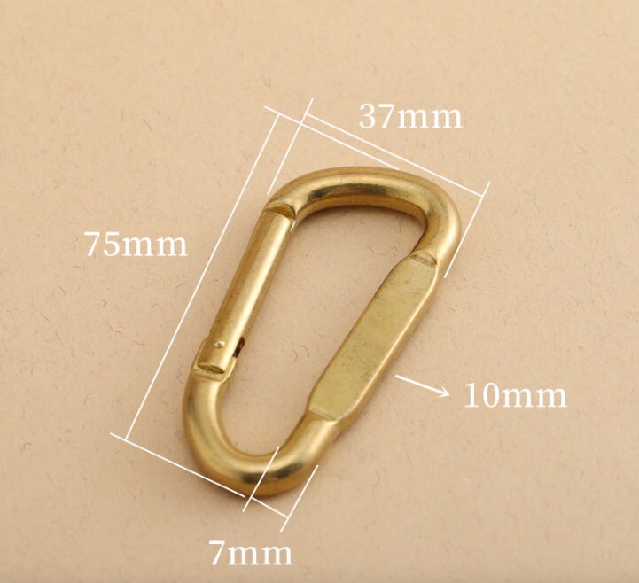 1 Piece Brass Lobster Leather Hardware 37mm x 75mm