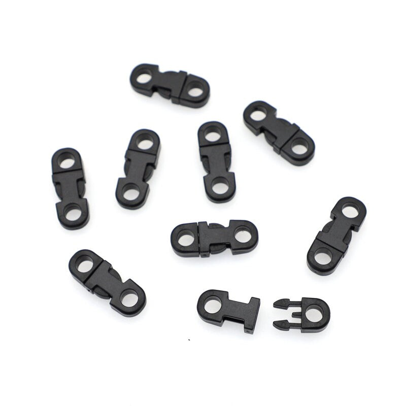 10pcs Mini Plastic Strap Adjuster Strap Slider Messenger Bag Set Inner Size 5mm