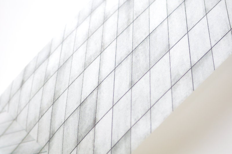 Retro Brick Wallpaper Vintage Washi Tape Lined Journal Tape 50mm x 3 Meters Roll No.12256