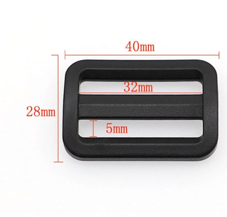 32mm Plastic Strap Adjuster Strap Sliders Pick Color