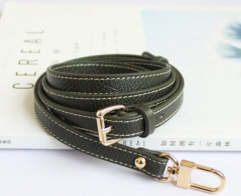 14mm Width Leather Shoulder Handbag Strap Adjustable 105-125cm Pick Color