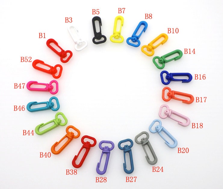 Plastic Rotatable Lobsters 10 Sets A Pack Inner Size 13mm Pick Color