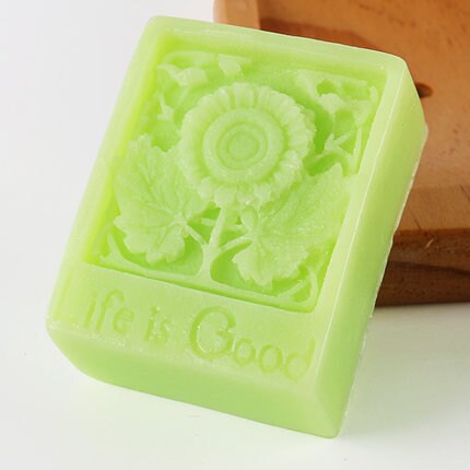 Flowers Silicone Mold,  Chocolate mold, Candle Mold, Soap Mold , DIY Handmade,  Lotion Bar, Bath Bomb Outer Size 82mm x 78mm