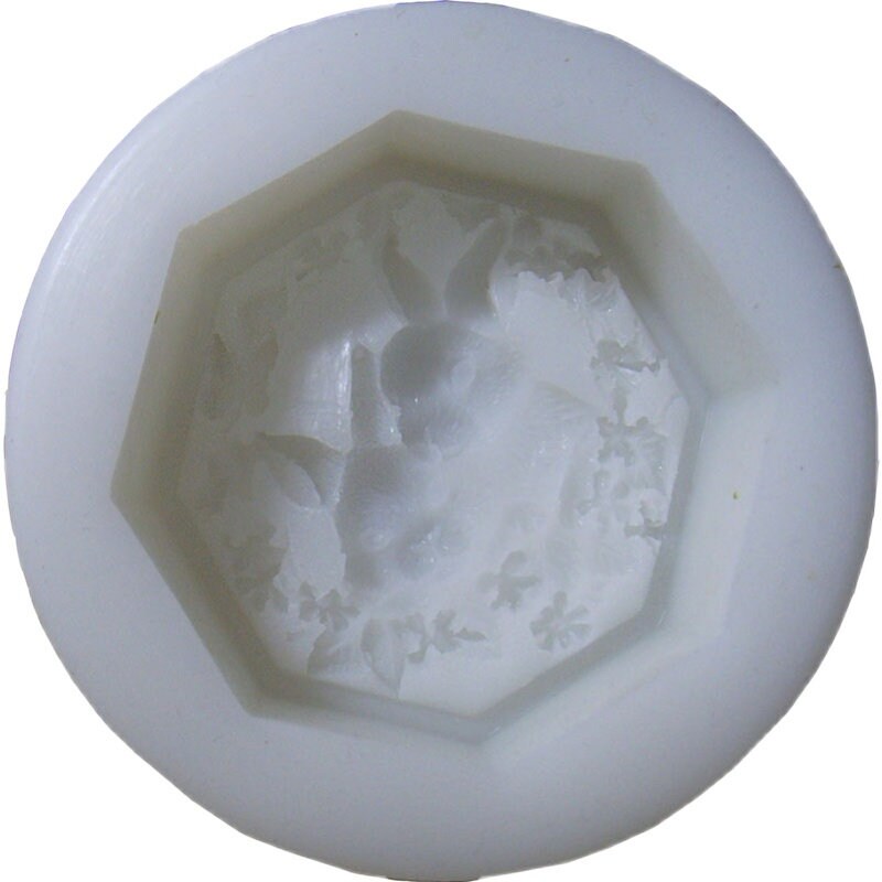 Rabbit Silicone Mold,  Chocolate mold, Candle Mold, Soap Mold , DIY Handmade,  Lotion Bar, Bath Bomb Innersize 77mm