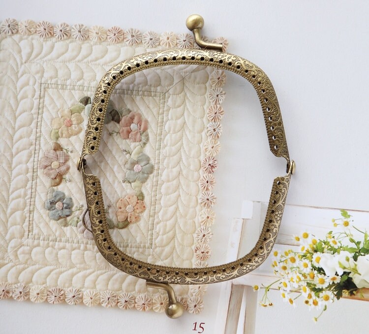 Retro Bronze Purse Frame Sewing Style 8.5cm, 10.5cm, 12.5cm, 15cm, 20.5cm