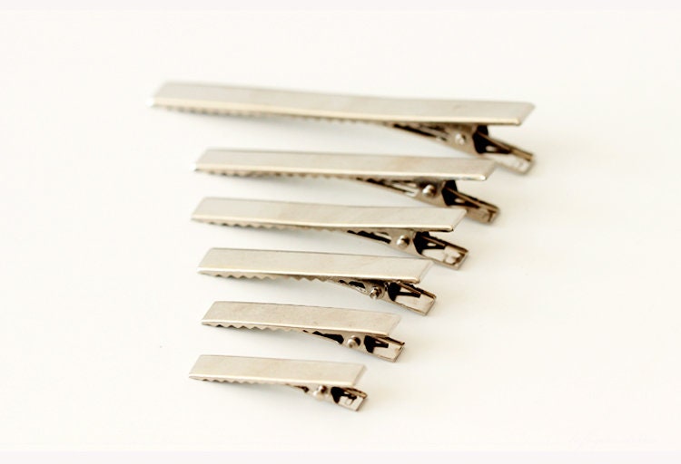 Blank Hairclips Alligator Clips Pick Size