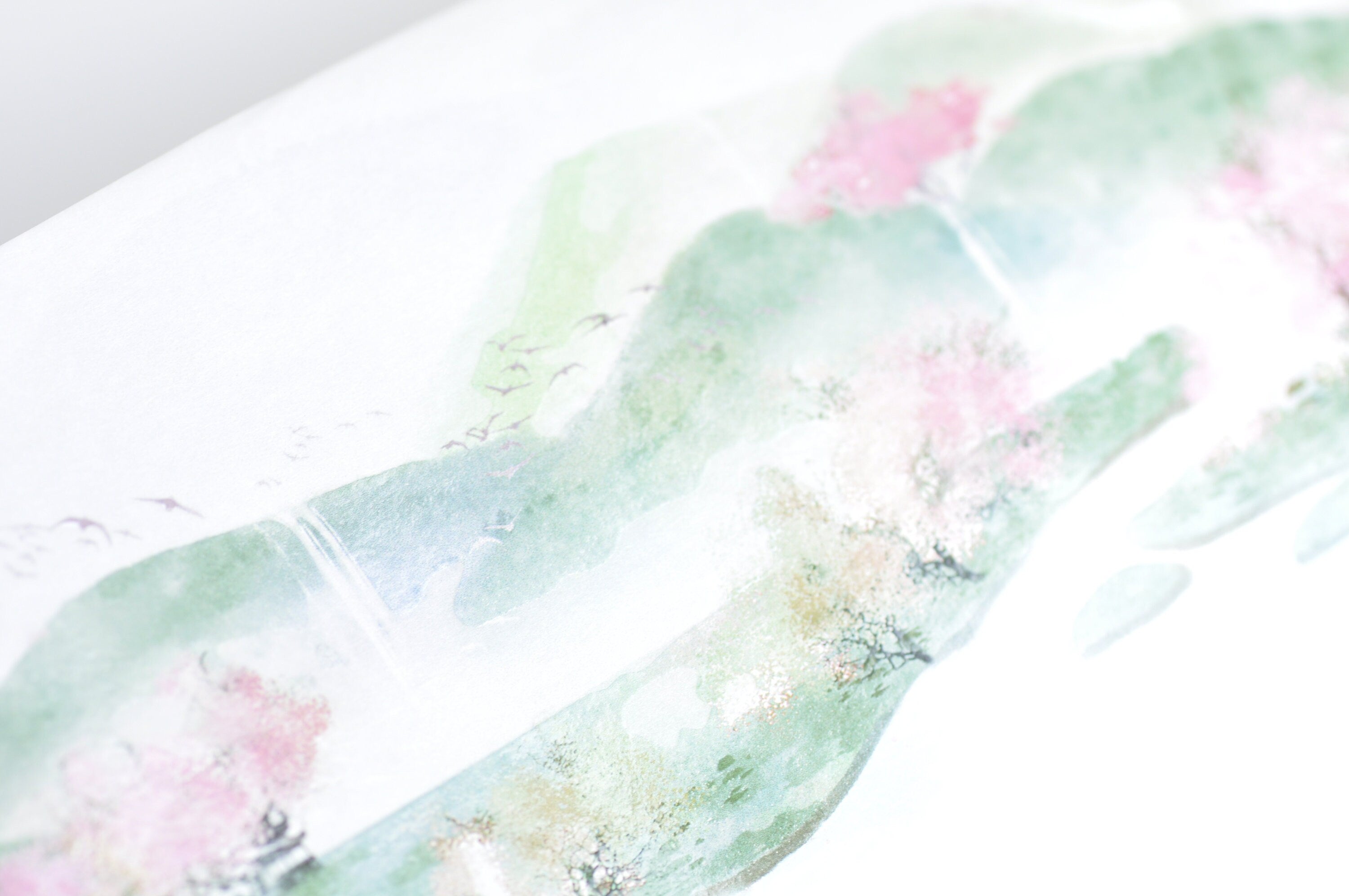 Natural Scenery Washi Tape Bullet Journals Tape Lined 70mm x 3 Meters