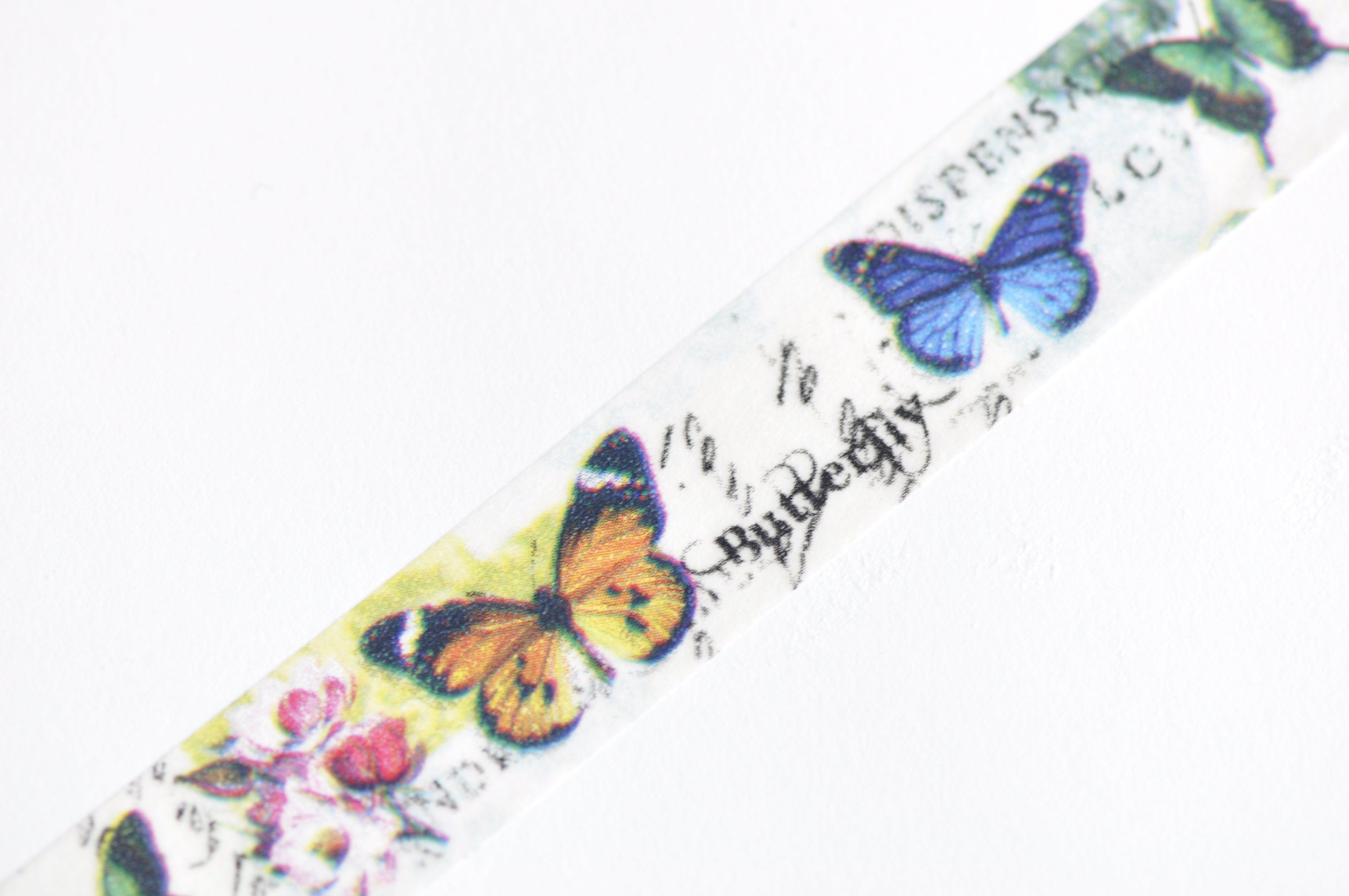 Retro Butterfly Washi Tape Japanese Masking Tape 15mm wide x 10 Meters No.12094