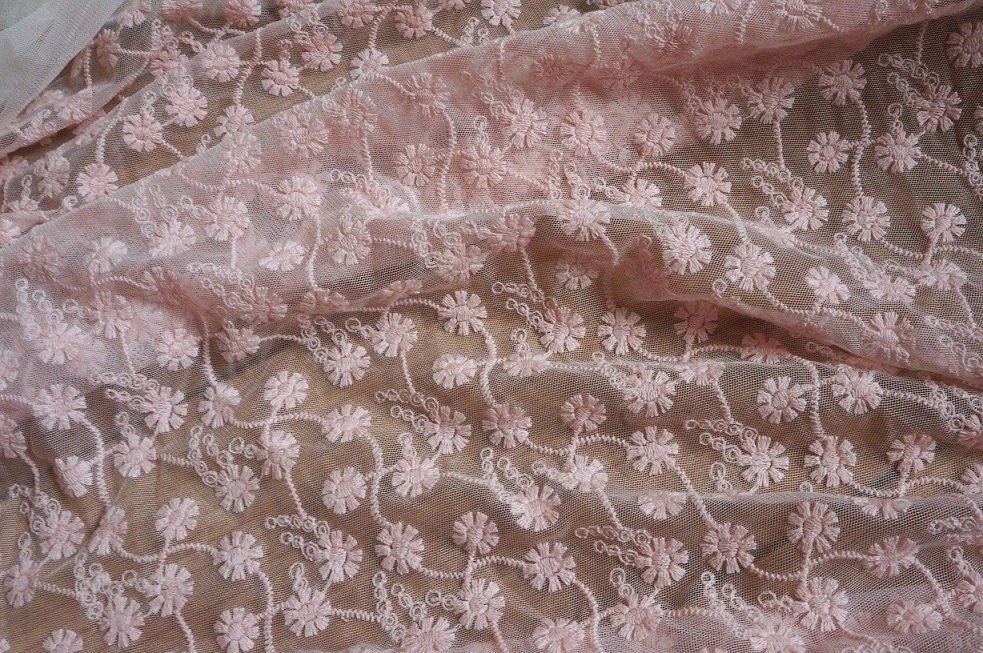 Beautiful Soft Pink Fabric 130cm x 50cm ( 51" x 19")