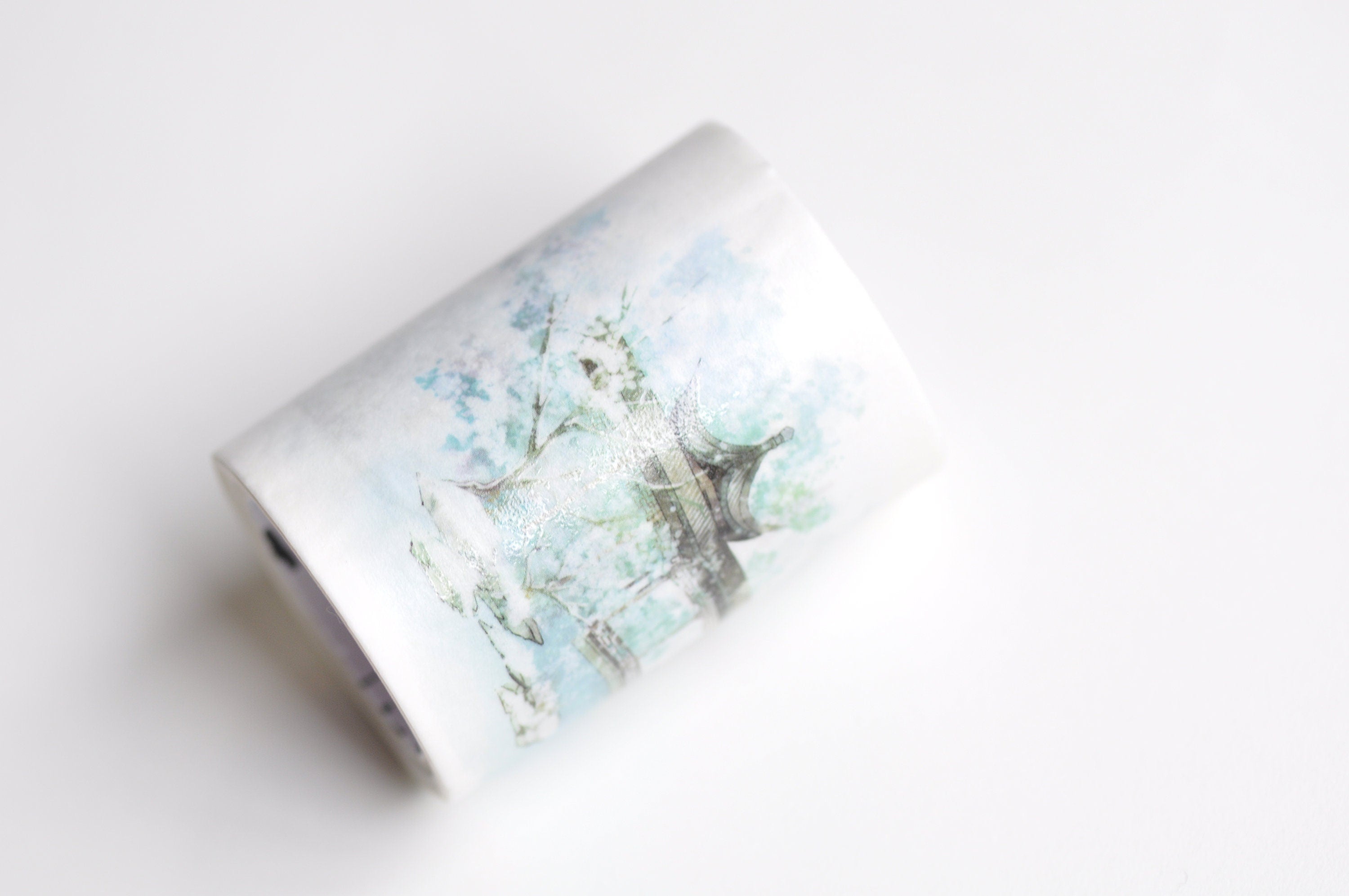 Vintage Pavilion Washi Tape Lined Journal Tape 50mm wide x 5 Meters Roll