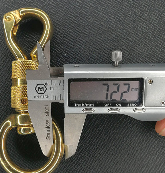 Solid Brass Trigger Snap Large Dog Hooks Horse Brass Trigger Snap Inner Size 30mm