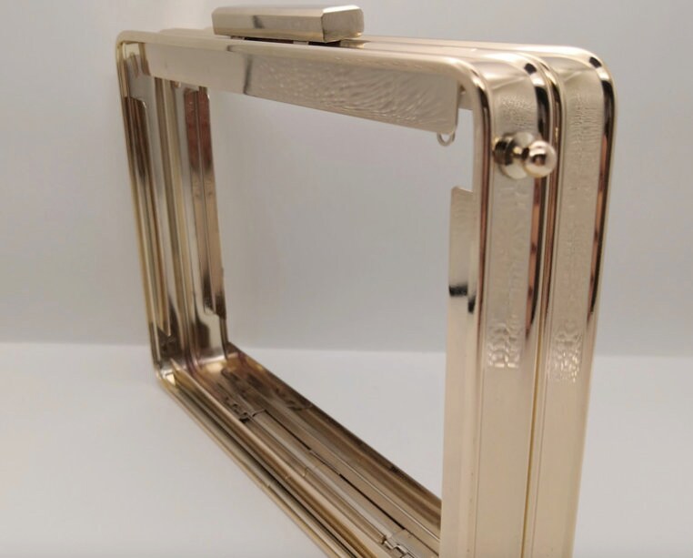 5 Pieces Box Purse Frame Clutch Bag Glue-In Purse Frame 205mm x 142mm