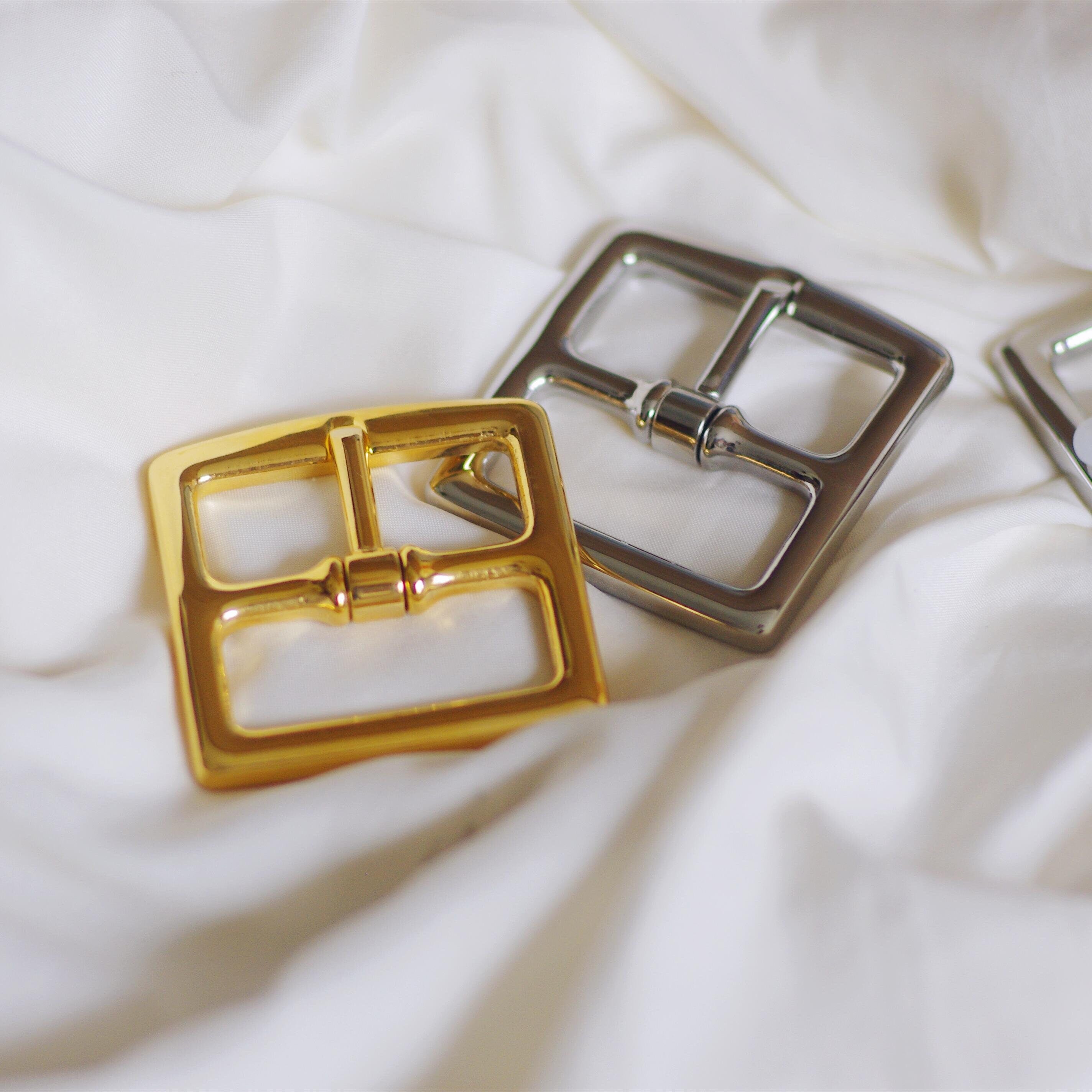 Stainless Steel Buckle Leather Belt Making 45mmx 48mm