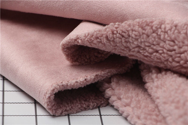 Deep Pink Teddy Bears Fabric Soft Curled Fabric For Toy Stuffed Doll Making 80cm x 48cm ( 30" x 13")