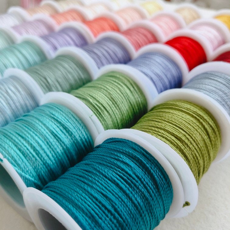 Jewellery Making Necklace Bracelet Weaving 18 Strands Thread 36 Colors A Set/ 25 Meters A Roll