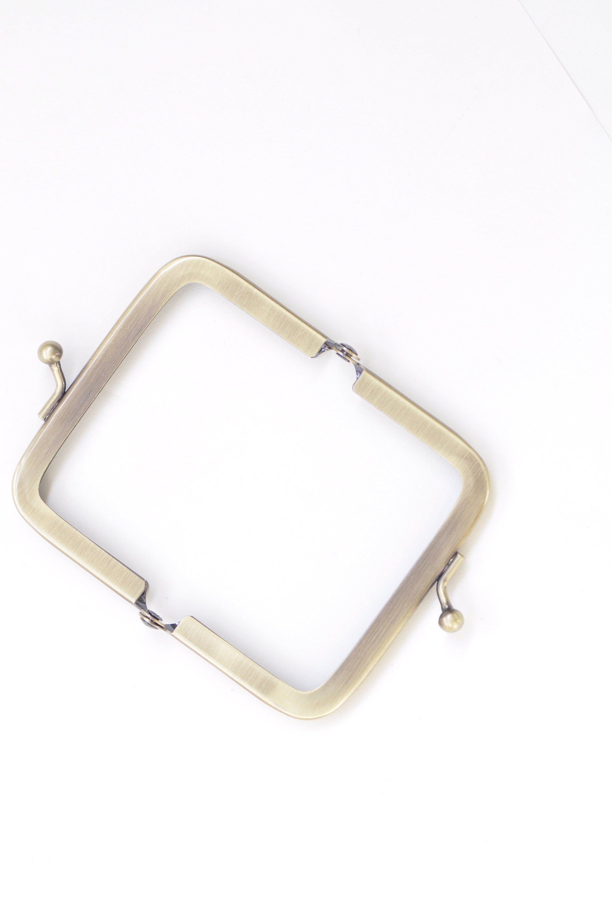 3" Bronze Purse Frame Small Coin Purse Frame Glue-In Styles 7.5cm x 5cm ( 3" x 2")