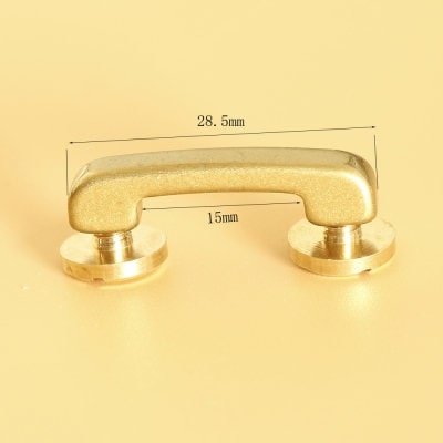1 Piece Brass Handle Bridge Hardware Innersize 15mm/20mm/25mm Pick Size