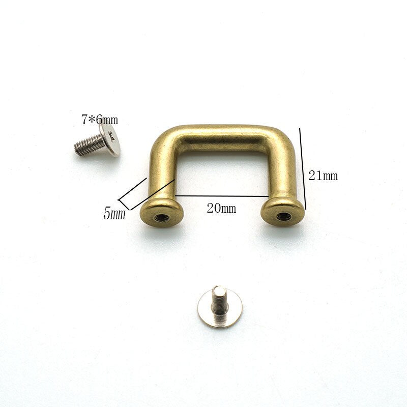1 Piece Brass Handle Bridge Hardware Innersize 14mm/20mm Pick Size