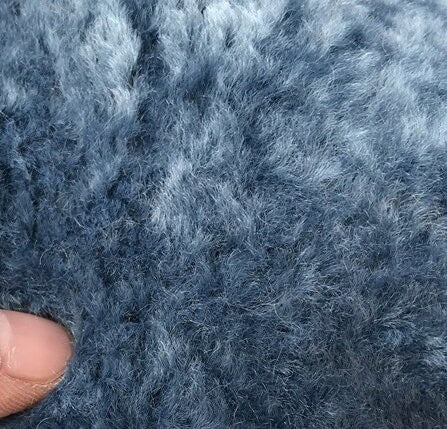 40cm x 50cm ( 15"x 19") Blue Teddy Bears Fur For Teddy Bear Doll Making Material