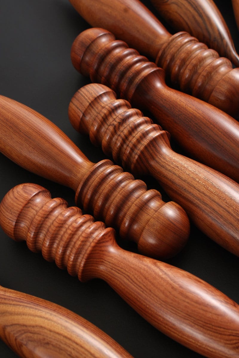 1 Piece Wooden Burnisher Leather Tool Pick Size