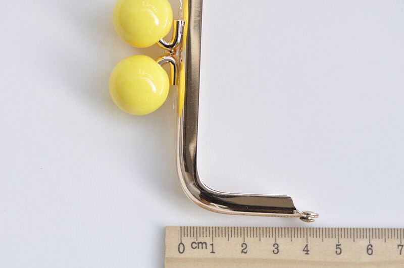 10cm (4") Gold Purse Frame 10cm x 4.5cm Glue-In Style Pick Color