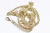 Light Gold Bag Chain Two Lobsters Light Gold Color Width 6mm x 120cm