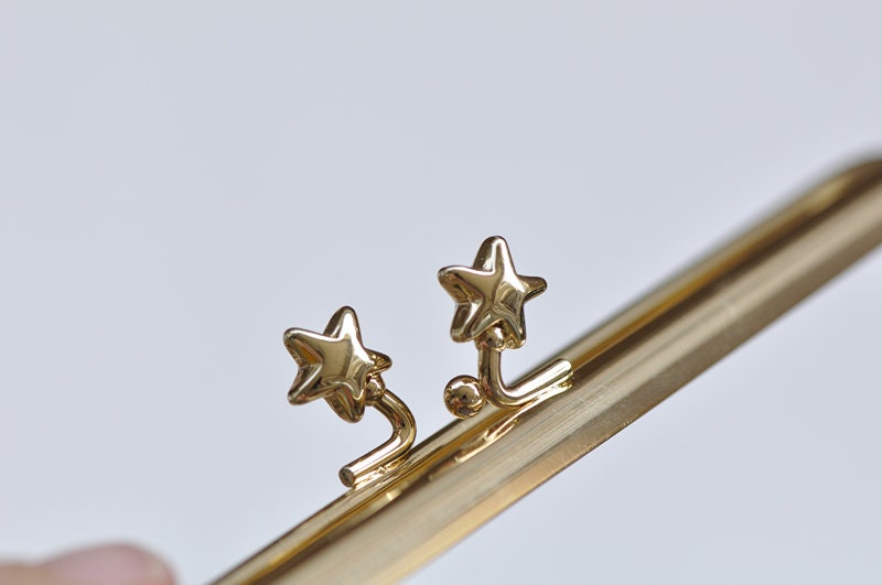 7"(18.5cm) Light Gold Purse Frame