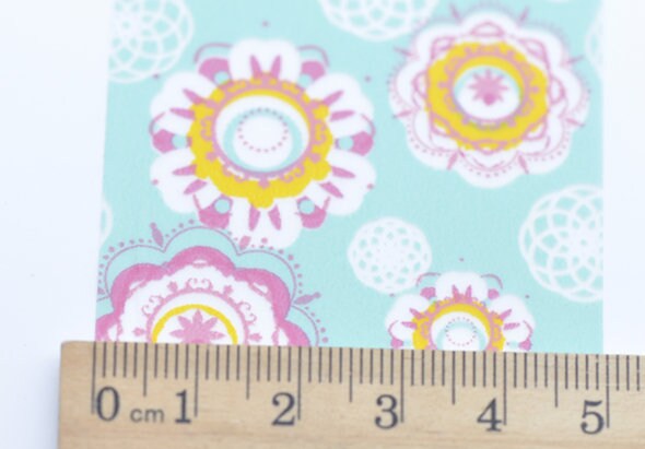 Blue Flower Masking Tape Journal Supply 50mm x 5 Meters Roll No.12185