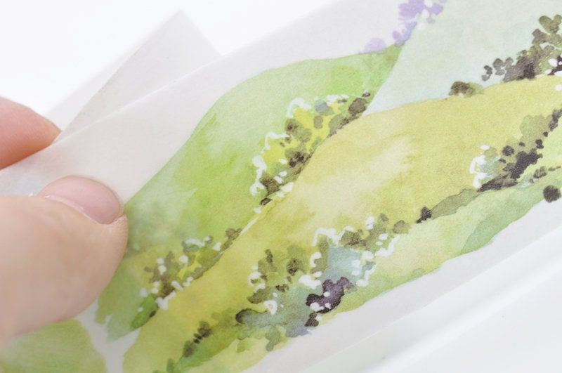 Field Washi Tape Lined Wide Journal Tape 45mm wide x 3 Meters Roll No.12209