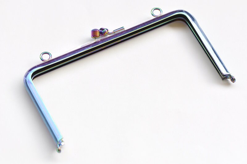 17.5cm Metal Purse Frame 3 Colors Available Gold/Silver/Colorful Pick Up Your Color