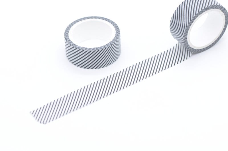 Colorful Stripes Washi Tape 15mm Wide x 5 Meters Roll No.12196