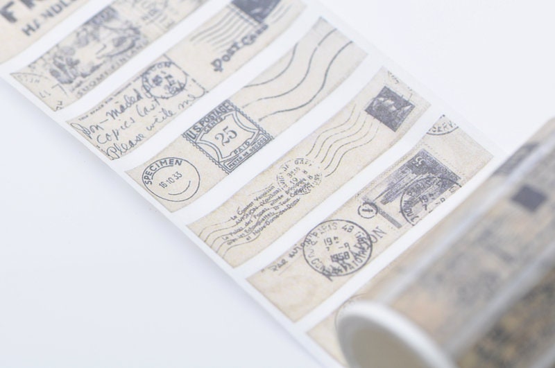 Retro Washi Tape Japanese Masking Tape 58mm x 3 Meters Roll No.12201